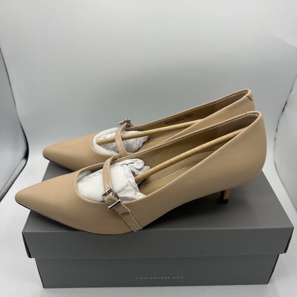 Brand New Vionic Leather KIT MINNIE in Nude Size 7 - Picture 3 of 5